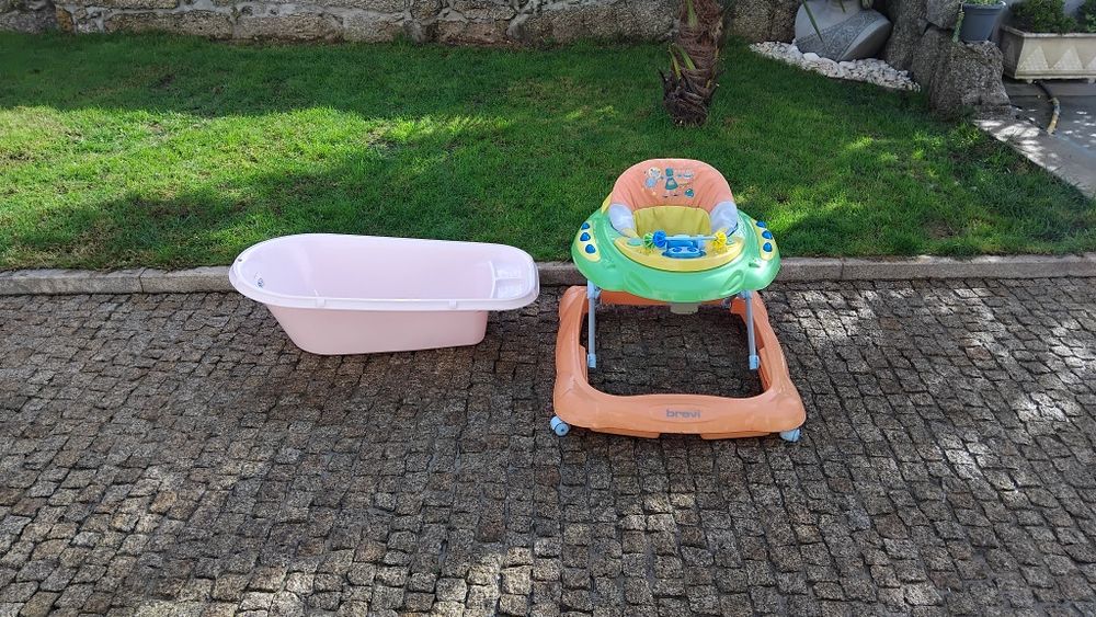 Conjunto voador mais banheira bebe