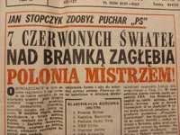 Hokej na lodzie Polonia Bytom Mistrzem Polski Przegląd Sportowy 1984 r