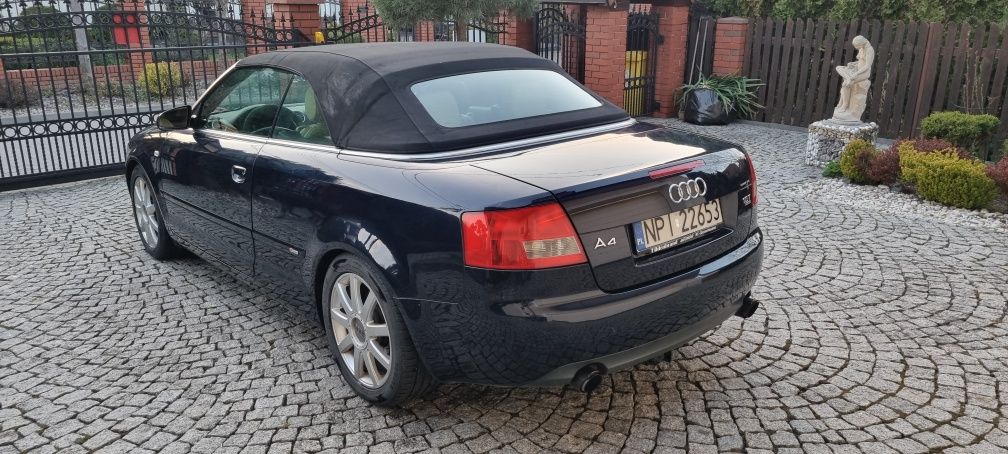Audi A4 B6 Cabrio 1.8T Quattro | 240KM | Rzadki egzemplarz