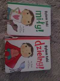 2 książeczki książki dziecko czytanie byłem taki miły dzielny