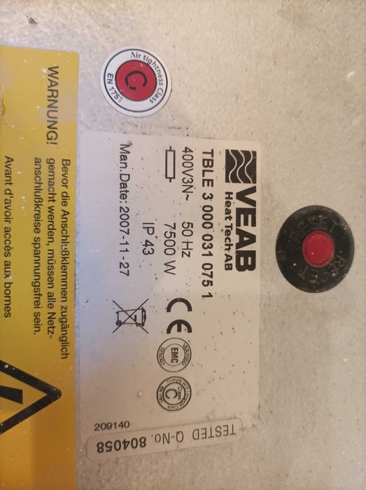 elektryczne okrągłe nagrzewnice kanałowe