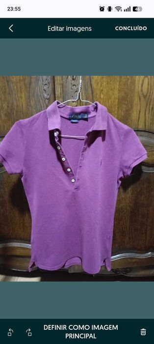 Polos senhora Sacoor e Raphael lauren