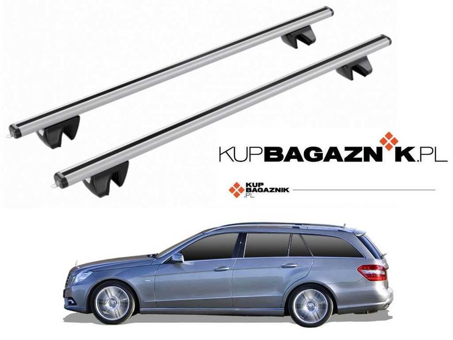 Bagażnik dachowy MERCEDES E S212 klasa 2009 do 2016 W212 belki relingi