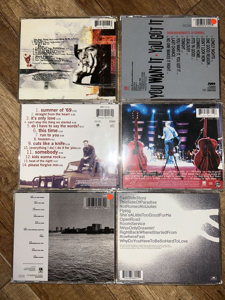 Bryan Adams płyty CD oryginalne stan bdb