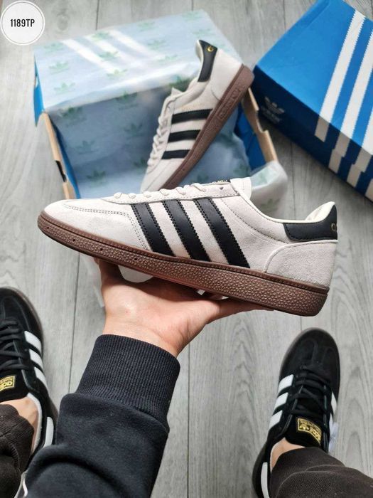 Мужские кроссовки Adidas Spezial HandBall Light Grey. 41-45