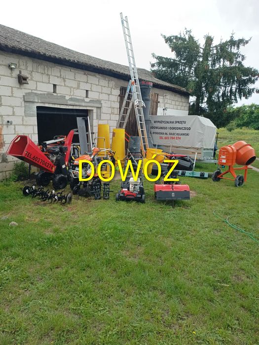 Wynajem,wypożyczalnia sprzętu budowlanego i ogrodniczego