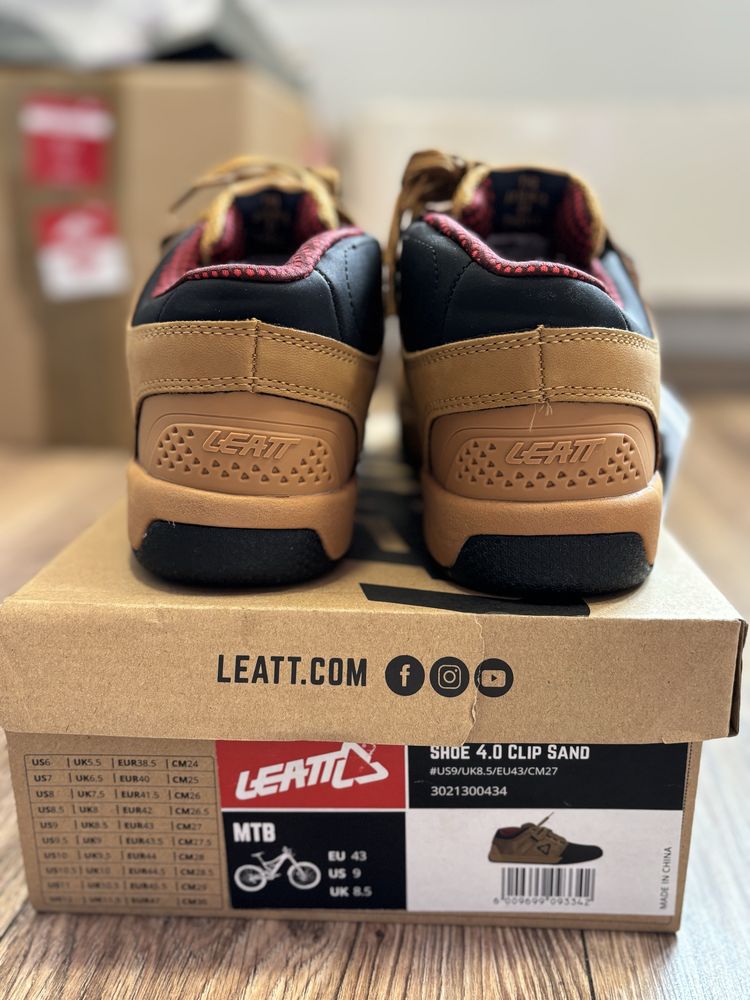 Buty MTB Leatt 4,0 Clip Sand rozm. 43