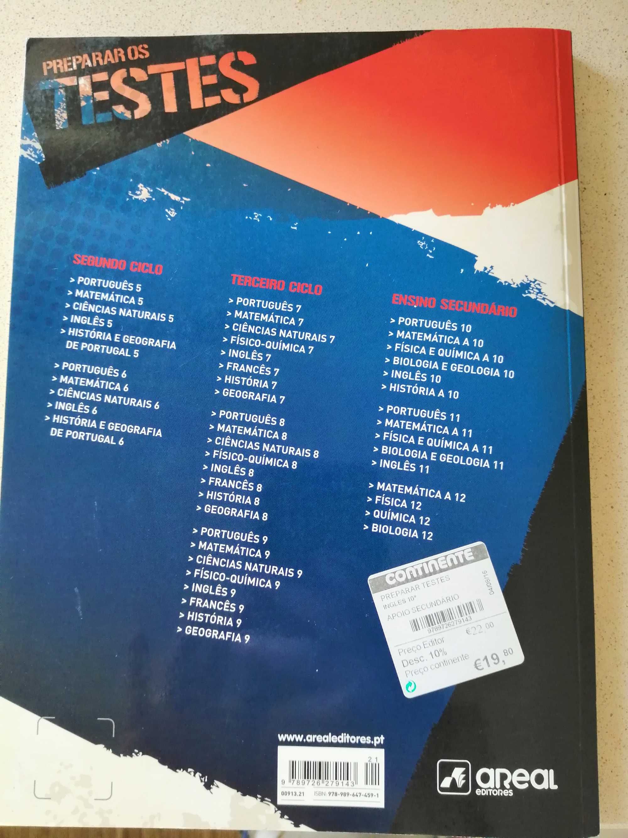 Livro Inglês 10ºano -Preparar os testes