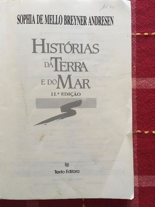 Livro Histórias da Terra e do Mar