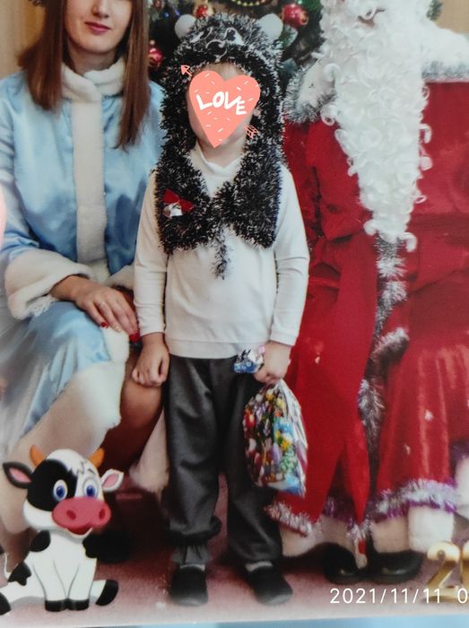 Новорічний костюм їжачка прокат