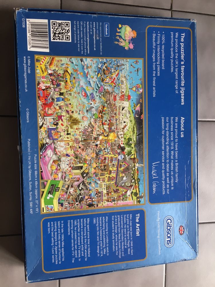 Puzzle Gibsons I love summer Mike Jupp 1000
