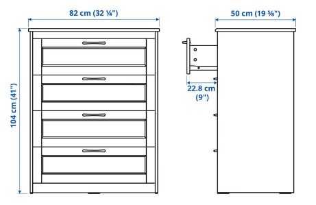 2 Cómodas Songesand/Ikea como novas