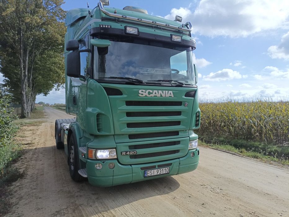 Scania r 420 ruchoma podłoga tarczka hydraulika