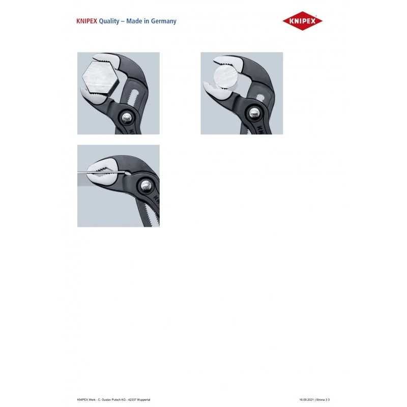 KNIPEX Szczypce do rur COBRA 250mm Szybka Wysyłka SKLEP