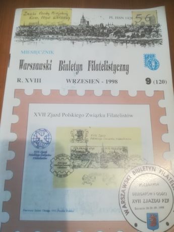 Warszawski biuletyn filatelistyczny 09/98.