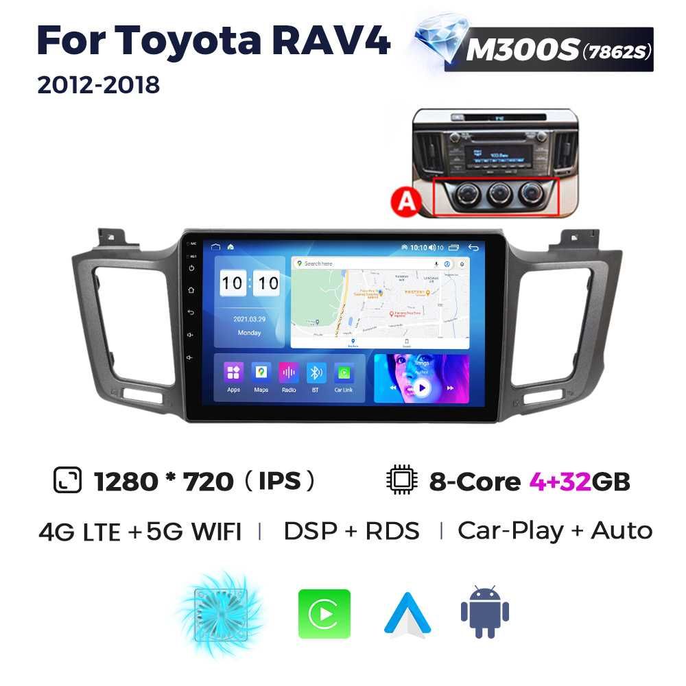 Штатна магнітола Toyota RAV4 android GPS навігація тойота рав4