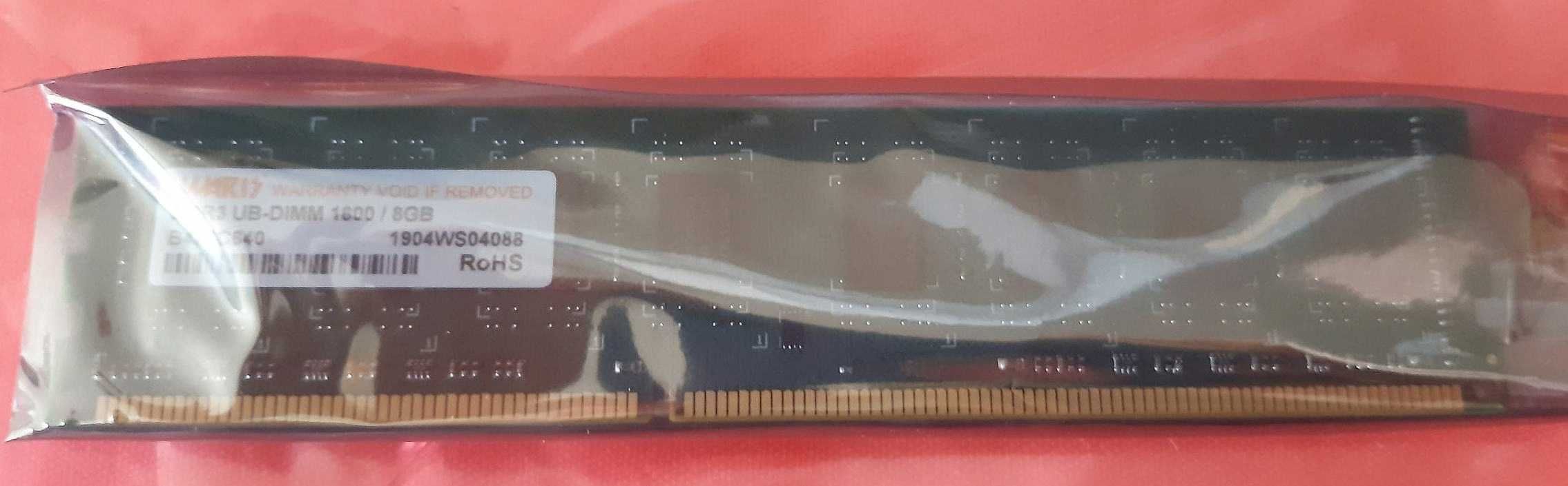 Memória Waris DDR3 - 1600Mhz - 8GB RAM Módulos - nunca usados