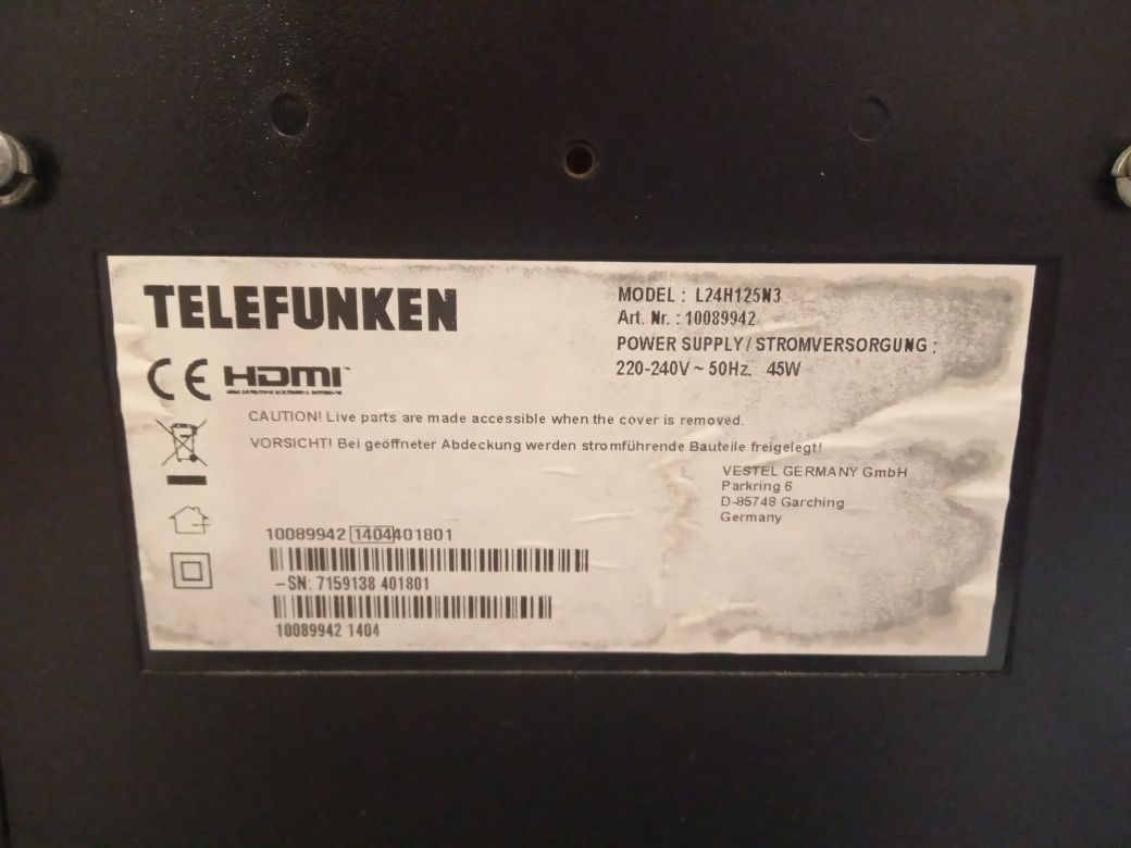 Telewizor LCD 24" Telefunken