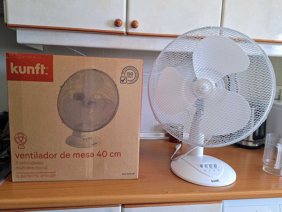 Ventilador de Mesa KUNFT KDF-2376 — Como Novo