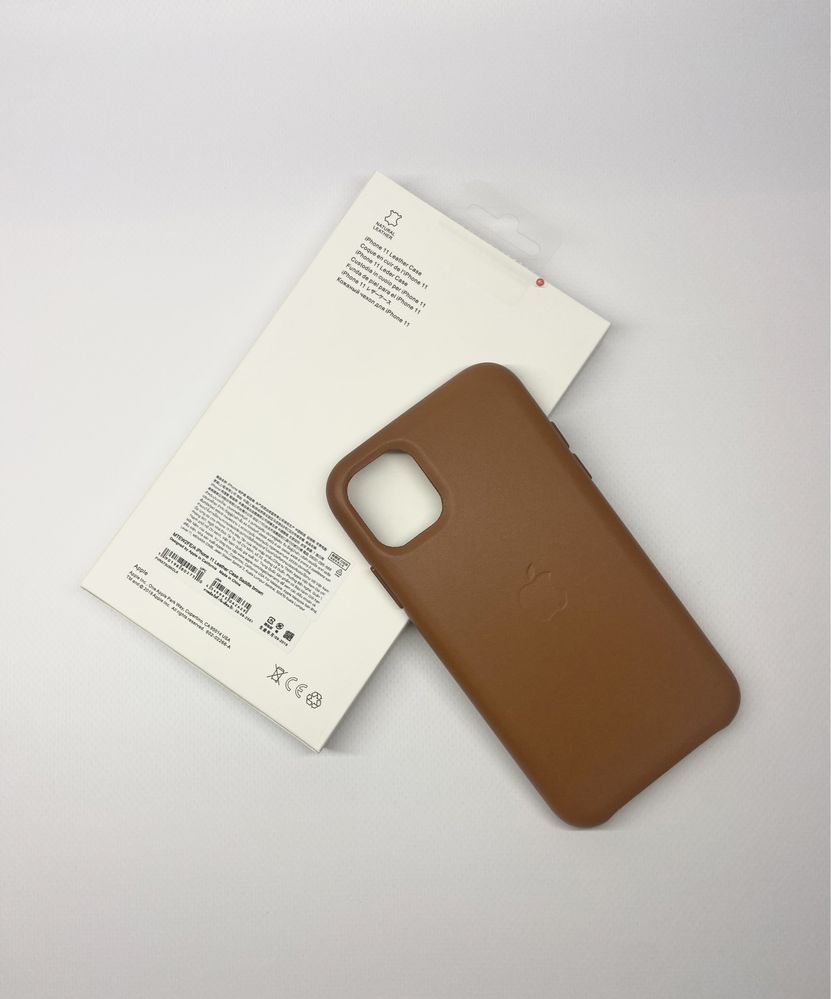 Чехол кожаный Apple iPhone 11 Leather сase original 11