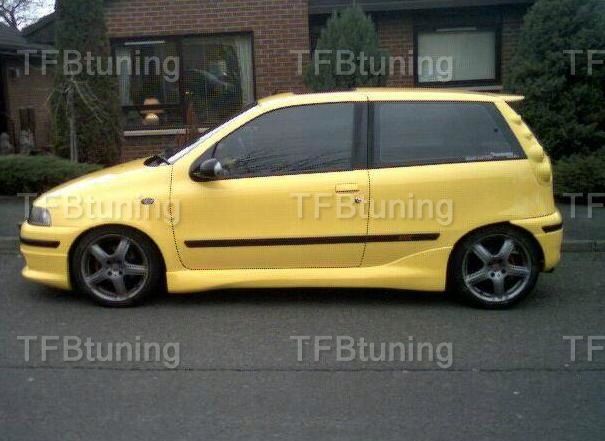 spoilery progowe progi fiat punto i 3d tfb tuning