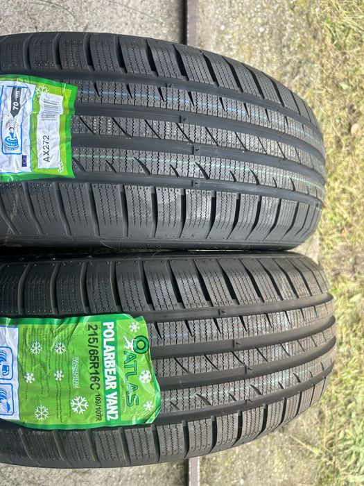 Opony zimowe nowe dsotawcze 215/65R16C x 2 szt Atlas