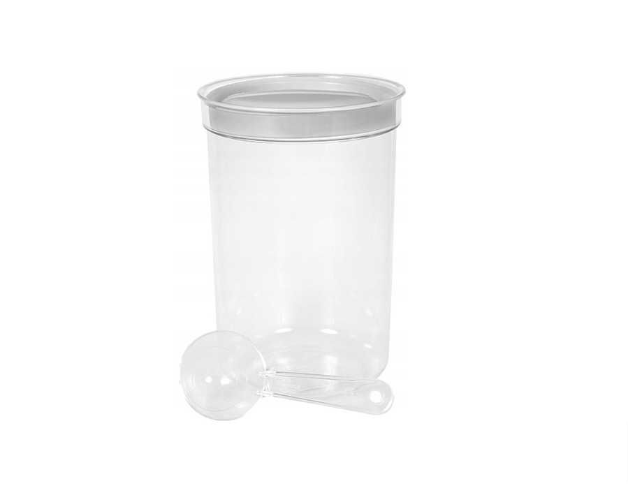 Pojemniki plastikowe z Miarką 1,7L - Zestaw 8szt