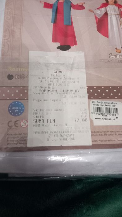 Strój Papieża r. 110 do 140