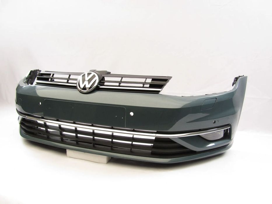 Zderzak przedni VW Golf 7 17 - 20 Sprysk. / Pdc-6 Lakier LR5Q