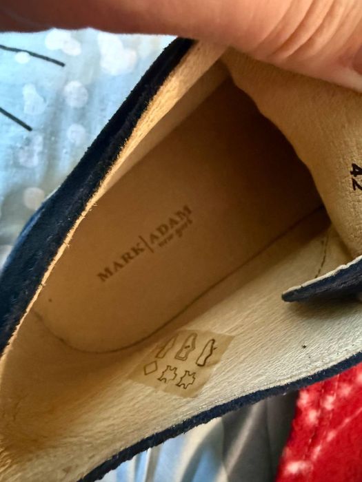 Мужские ботинки туфли замшевые MARK ADAM (New York) оригинал