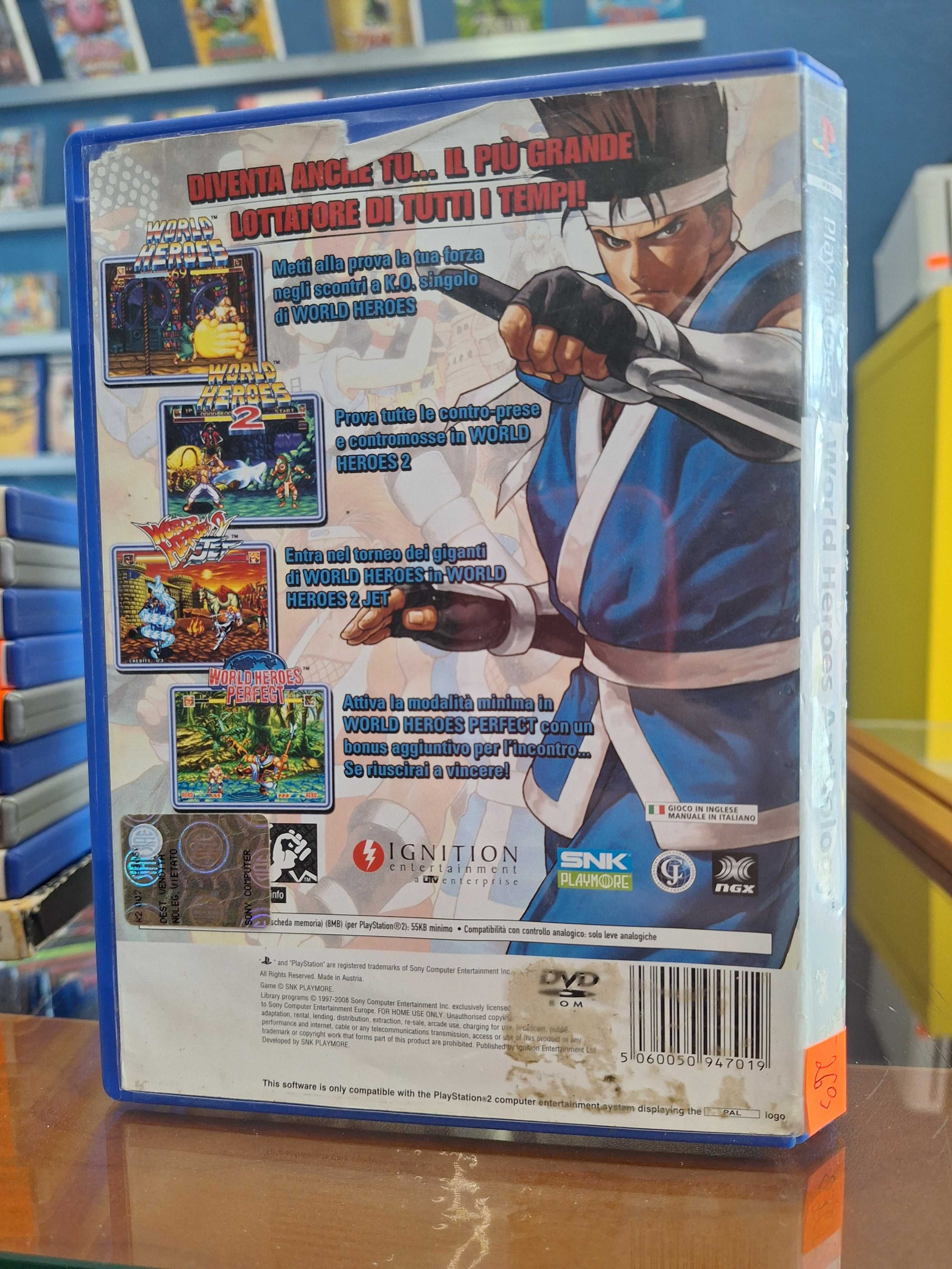 World Heroes Anthology PS2, BDB, Sklep, Wysyłka, Wymiana CentrumGrania