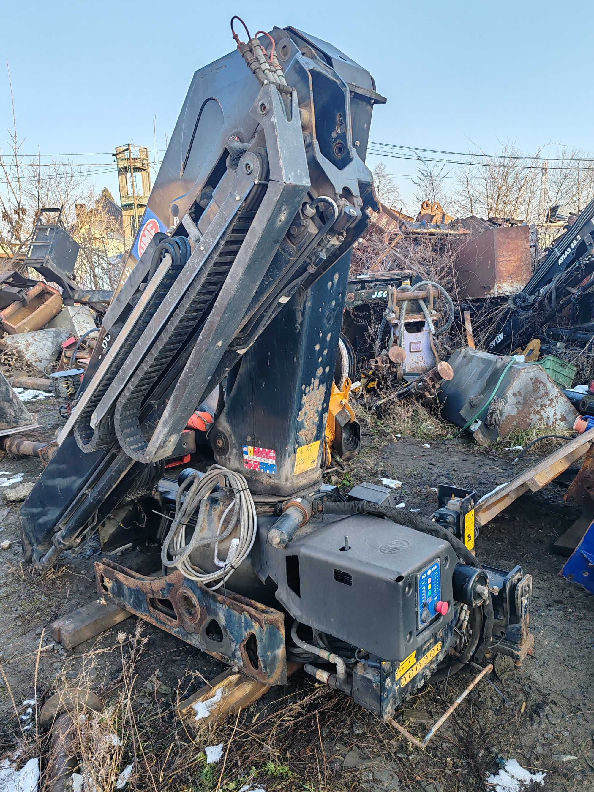 Кран маніпулятор HMF 1420 K2 Palfinger Hiab Fassi Copma Atlas