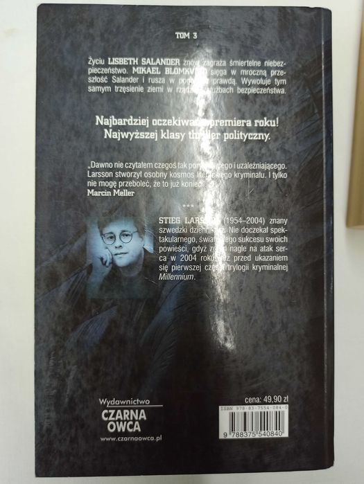 3x STIEG LARSSON Mężczyźni..Dziewczyna która..,Zamek z piasku ...