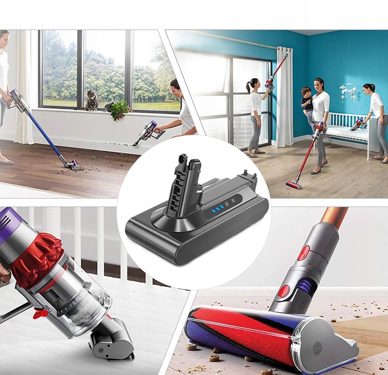 Bateria do Dyson V10 Cyclone Absolute Animal 25,2V