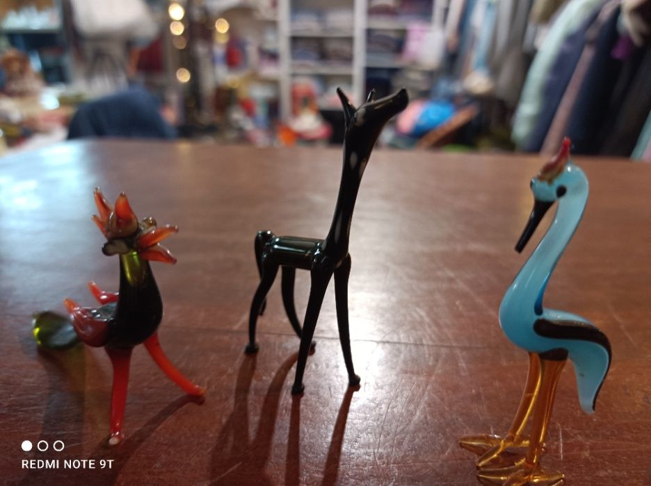 Miniaturas de Animais em vidro