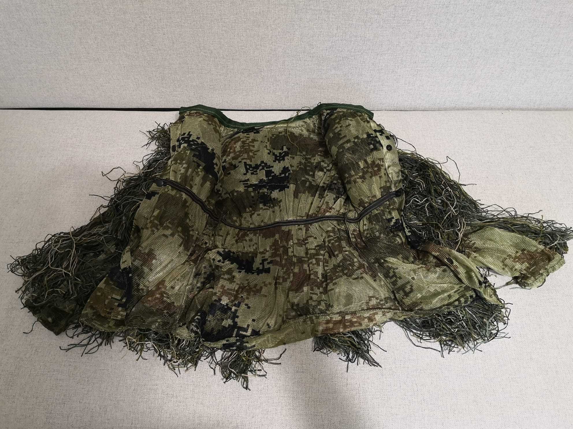 Kamuflaż maskowanie Ghillie Parka BASIC Anti Fire2