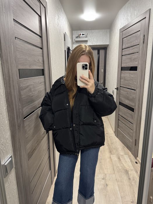 Жіночий дутий пуховик, куртка