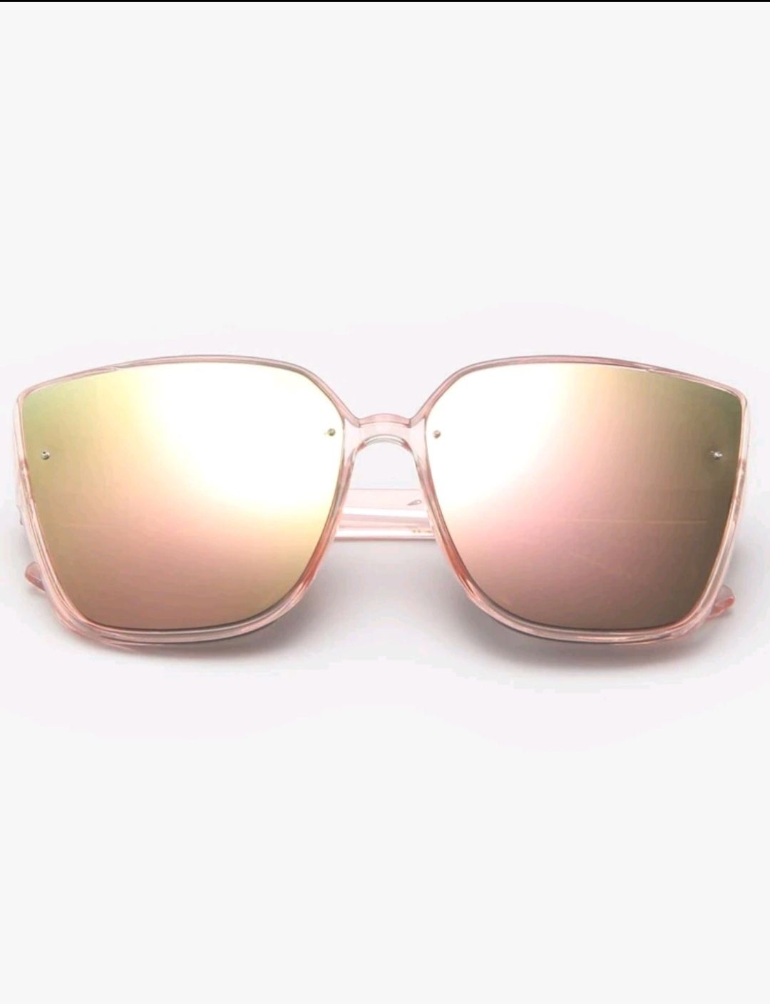 Okulary przeciwsłoneczne lustrzanki różowe