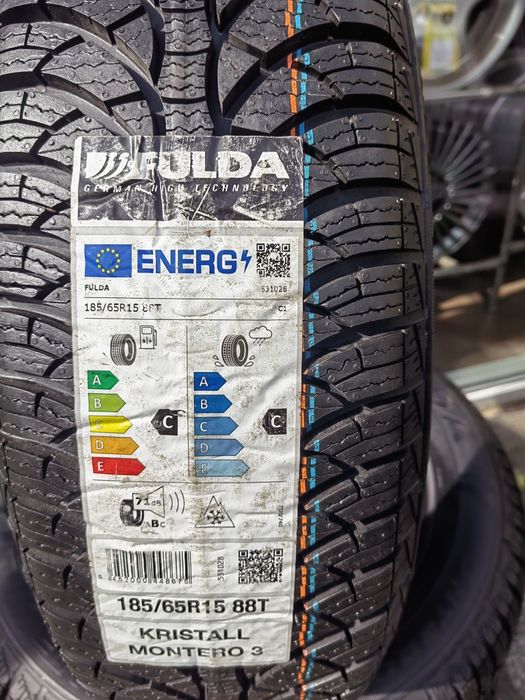 185/65R15 88T Fulda Kristall Montero 3 Zima NOWA Polo Fabia Rio Stonic
