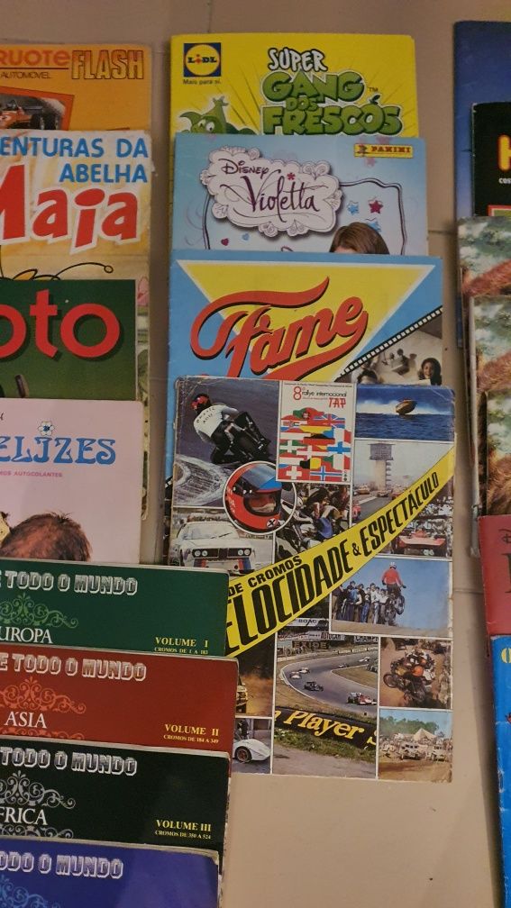 Cadernetas cromos