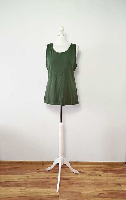 Pepco zielona koszulka top na ramiączkach bawełna