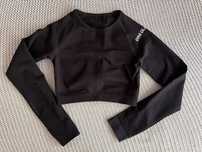 czarny rashguard gym glamour