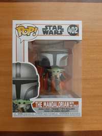 Funko Pop The Mandalorial with Child Star Wars