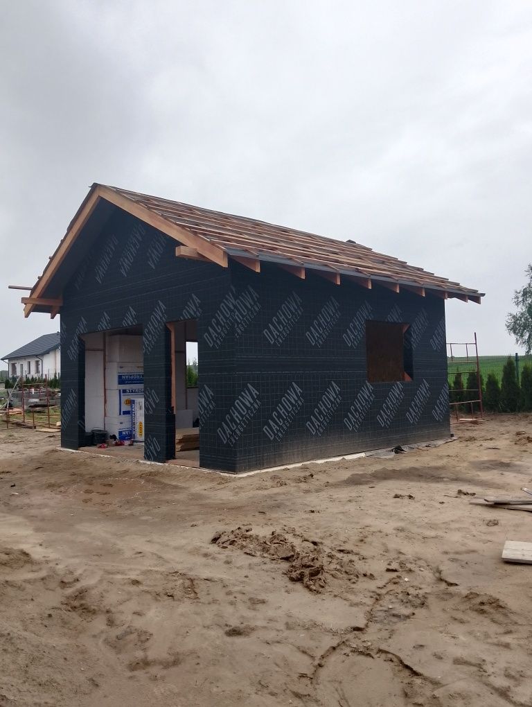 Konstrukcję drewniane-Garaz 35m2-Wiata