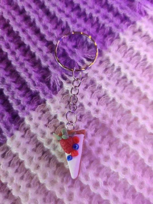 Porta-chaves de cheesecake