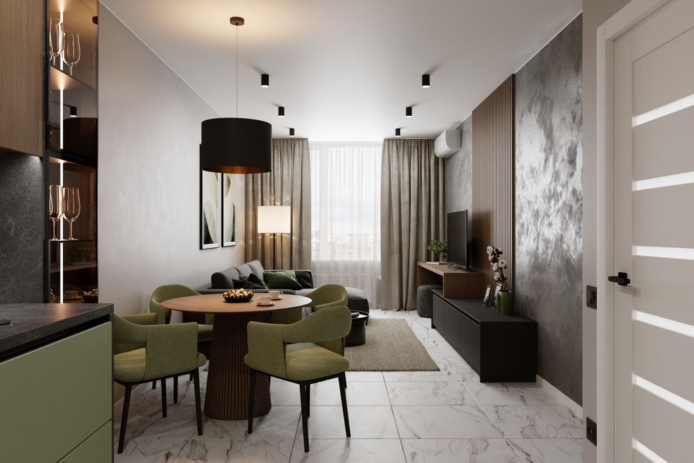 Продається 1 кімнатна(евродвушка), видова квартира 59 м.кв.  жк" Новий