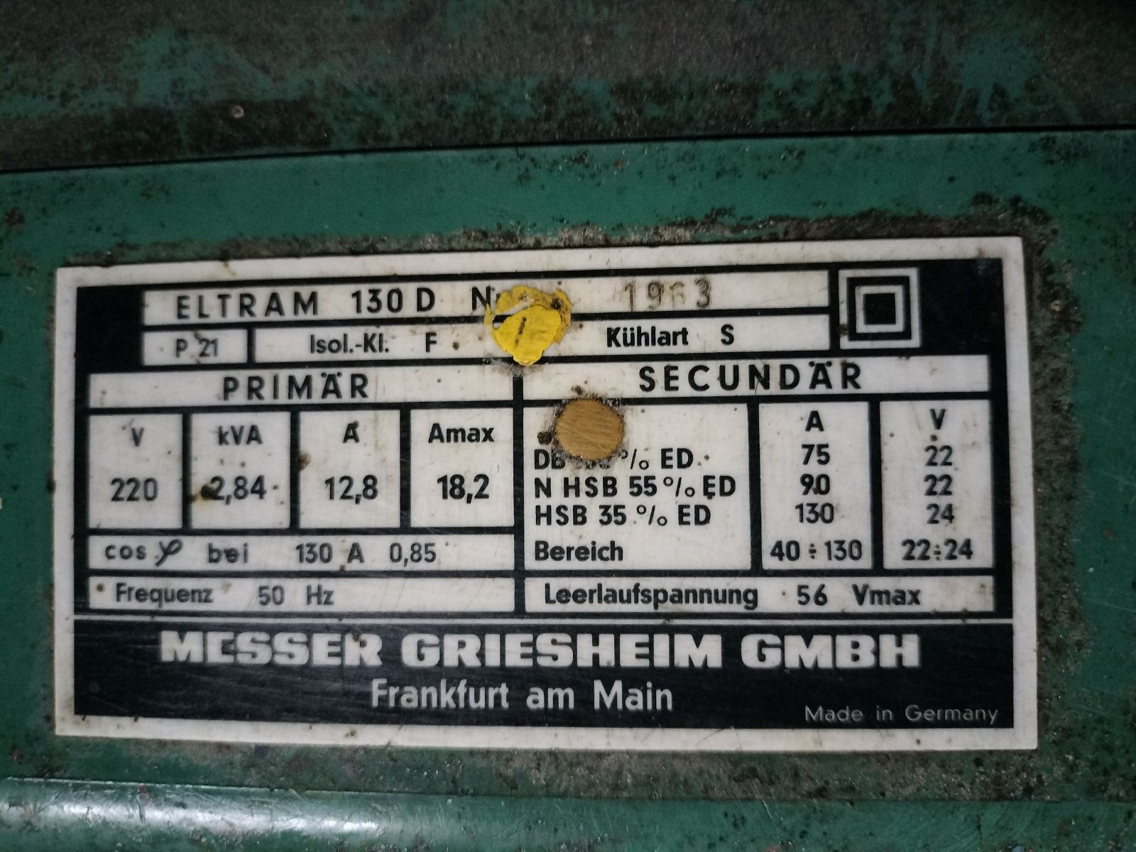 Spawarka messer greisheim eltram 130 d z Niemiec typ 220  1963 sprawna