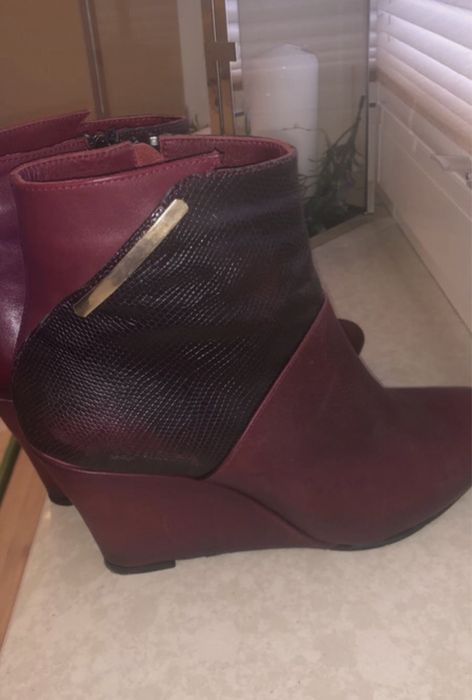 Botki skórzane Lanqier r. 40