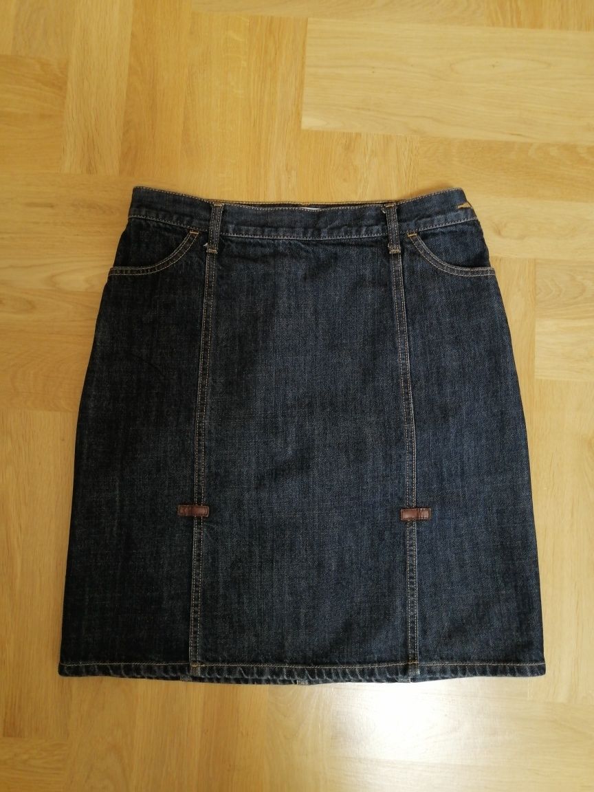Spódnica jeansowa damska w rozmiarze 38 M 100 %bawełna Gap