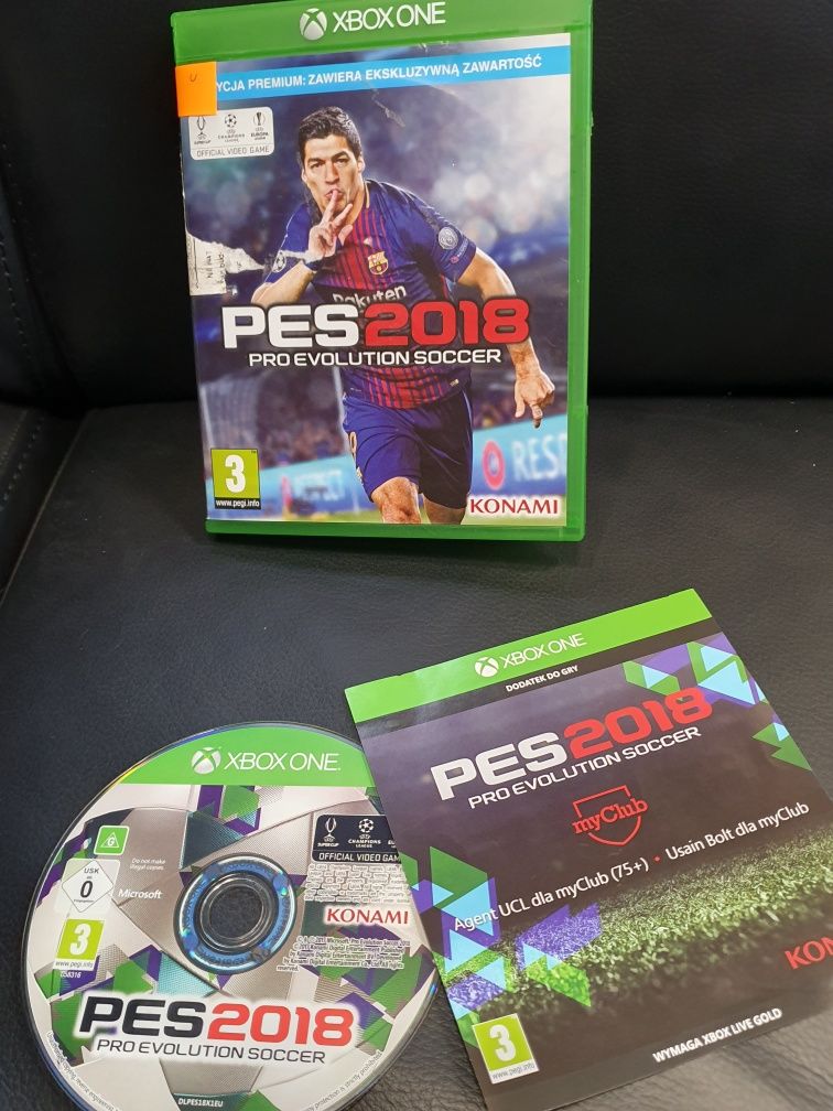 Gra gry xbox one series x PES 2018 Pro Evolution Soccer